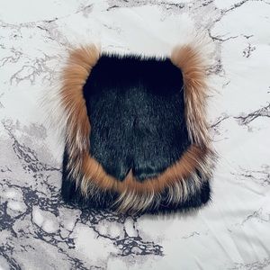 Russian Mink Fur Hat for Women with Elastic OS